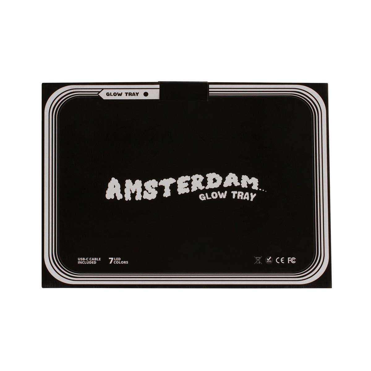 Amsterdam | Acyrlic Multi Colors LED Tray Yellow