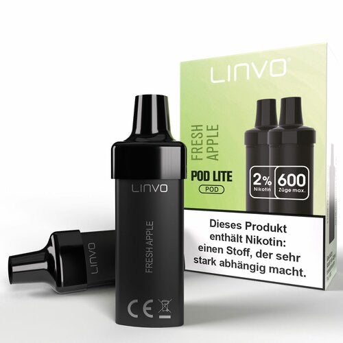 Linvo POD Lite Kit - Prefilled Pods (2 Stück) - Fresh Apple