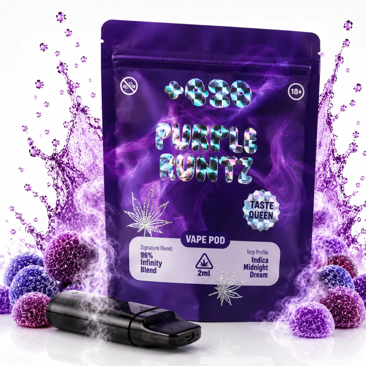 +420 Pod - Purple Runtz (Indica) - 96% Infinity Blend
