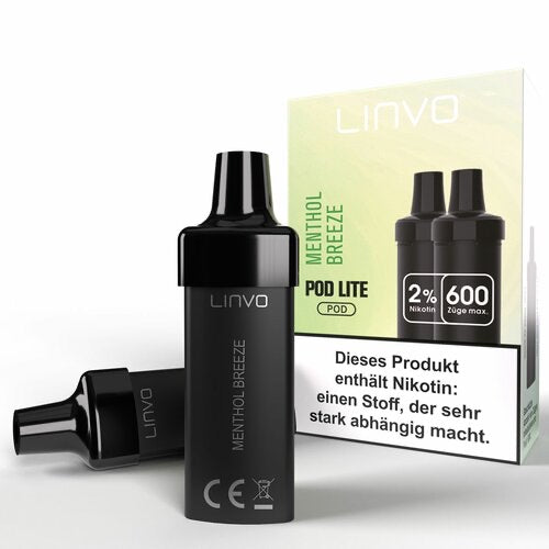 Linvo POD Lite Kit - Prefilled Pods (2 Stück) - Menthol Breeze