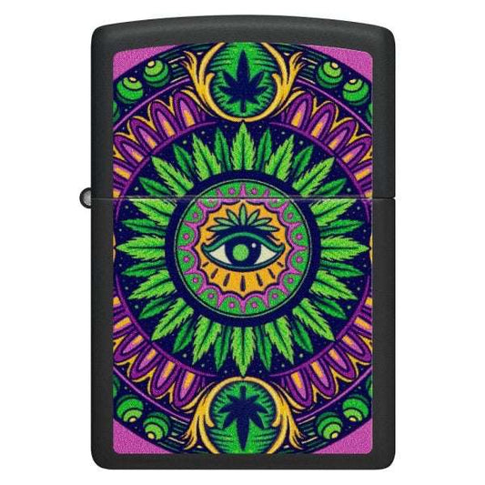 Zippo Benzinfeuerzeug Cannabis Pattern Design