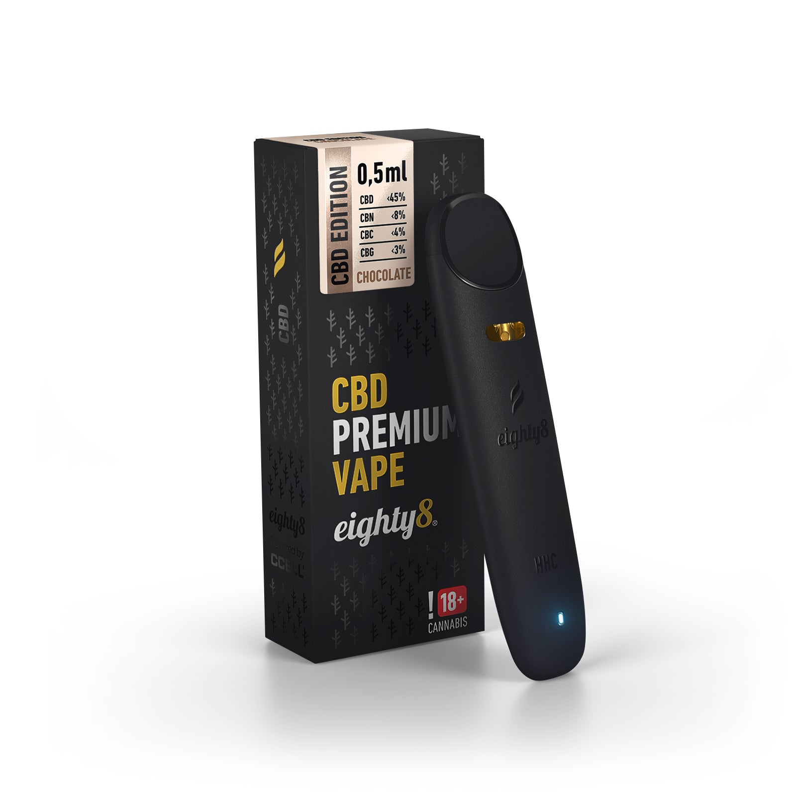 Eighty8 CBD Vape - Chocolate East Smoke Eighty8 CBD Vape - Chocolate East Smoke