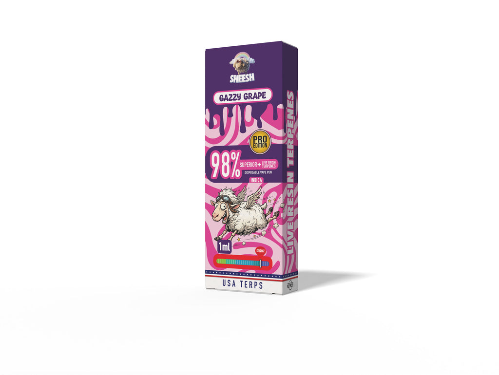 Sheesh - Superior Pro - Gazzy Grape 1ml (Indica) 🍇