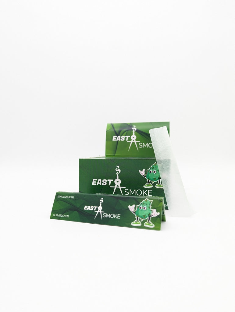East Smoke Green Papers - King Size Slim