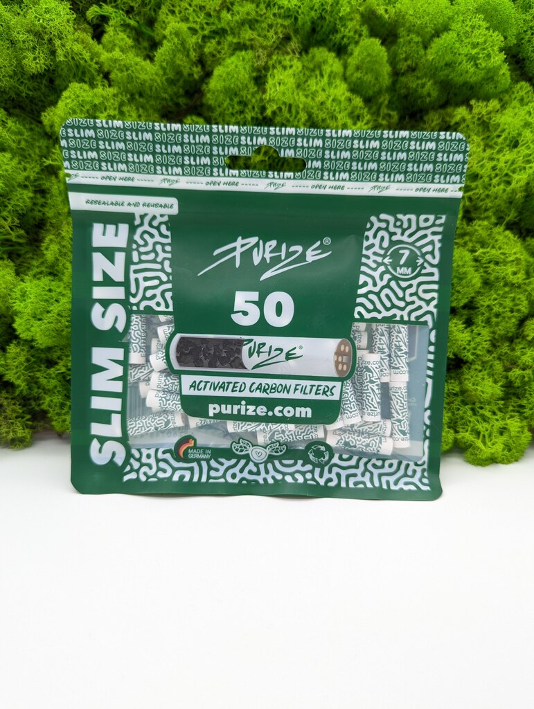 PURIZE "Slim Size" Aktivkohlefilter - 50er Baggy