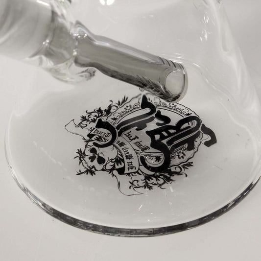 BL Liquid Bong mit Spirale - Blau