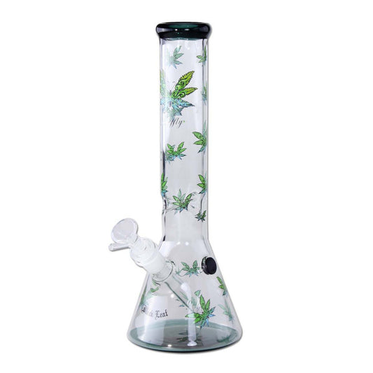 Black Leaf Leaffly Beakerbong Ice