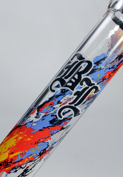 Black Leaf Zylinderbong "Flammen"