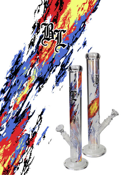 Black Leaf Zylinderbong "Flammen"