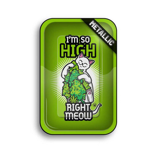 Drehunterlage "HIGH RIGHT MEOW" Metallic