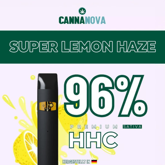 Cannanova HHC Vape - Super Lemon Haze 1ml 96%