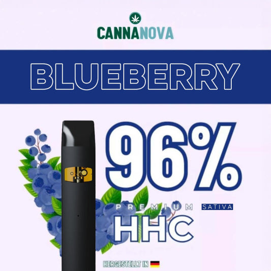 Cannanova HHC Vape - Blueberry 1ml 96%