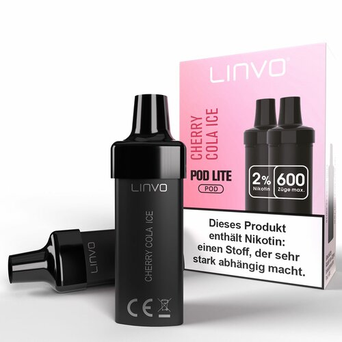 Linvo POD Lite Kit - Prefilled Pods (2 Stück) - Cherry Cola Ice