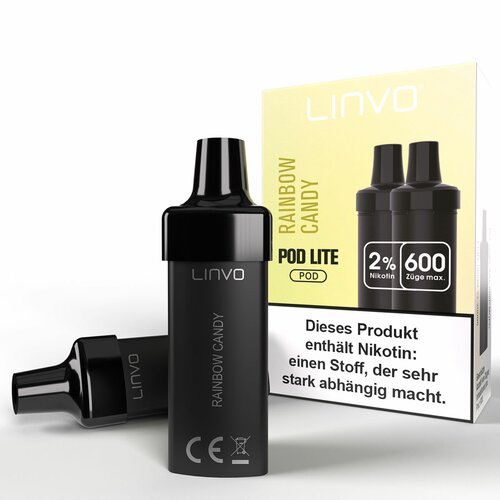 Linvo POD Lite Kit - Prefilled Pods (2 Stück) - Rainbow Candy