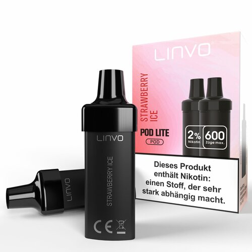 Linvo POD Lite Kit - Prefilled Pods (2 Stück) - Strawberry Ice