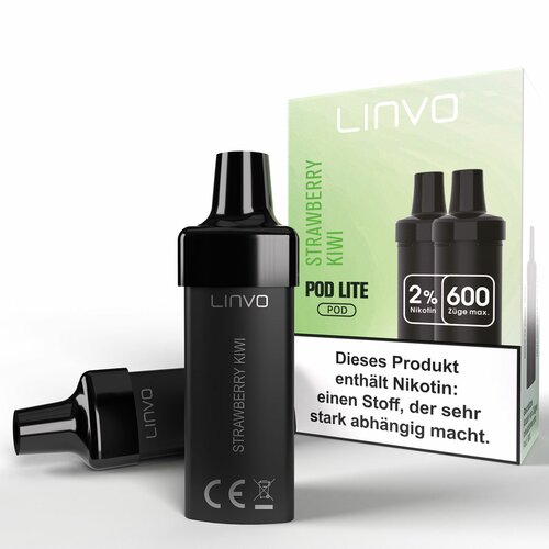 Linvo POD Lite Kit - Prefilled Pods (2 Stück) - Strawberry Kiwi