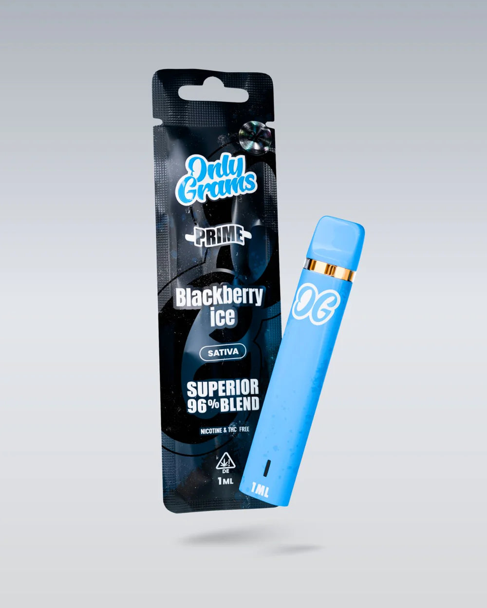 OnlyGrams - Superior Vape - Blackberry Ice (96% Blend)