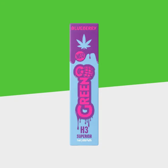 Green8 H3 Einweg Vape - Blueberry