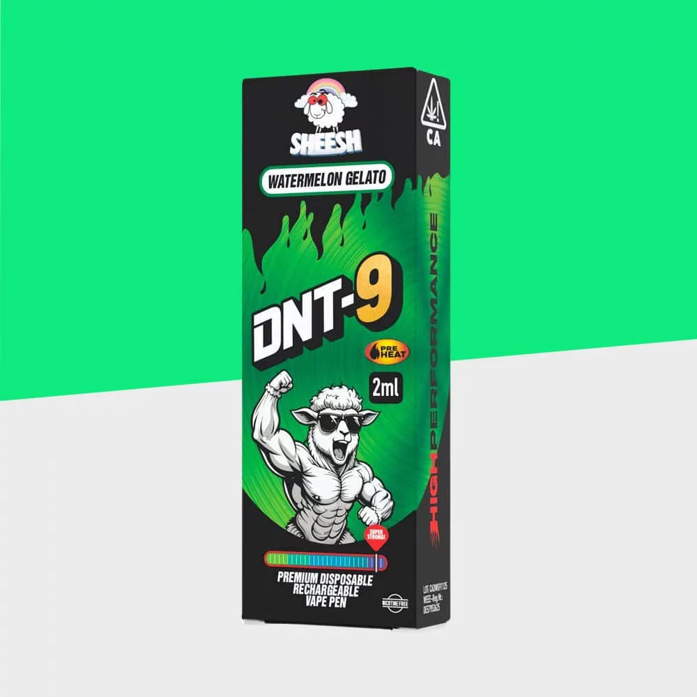 Sheesh - DNT-9 Vape - Watermelon Gelato - 2ml East Smoke Sheesh - DNT-9 Vape - Watermelon Gelato - 2ml East Smoke