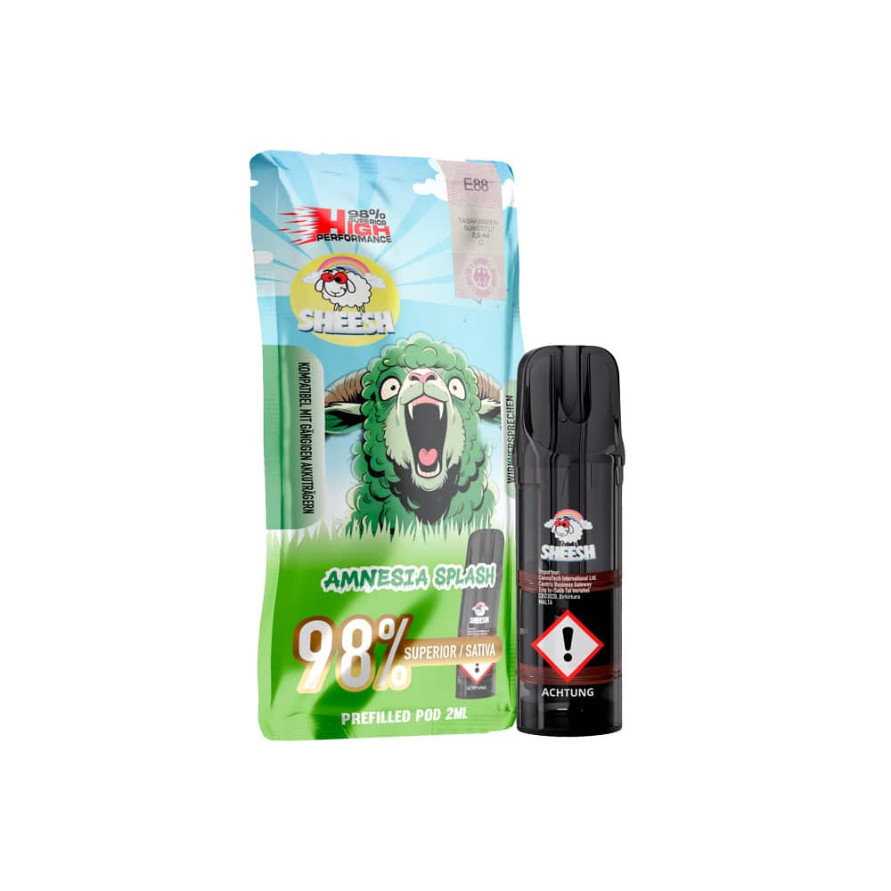 SHEESH Signature Pod - Amnesia Splash (Sativa) - 98% Superior