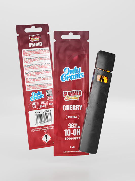 OnlyGrams 10HC Einweg Vape - Cherry (96% 10-OH-HHC)