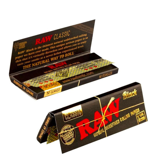 RAW BLACK 1 ¼ PAPERS