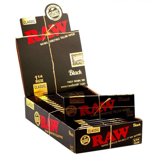 RAW BLACK 1 ¼ PAPERS