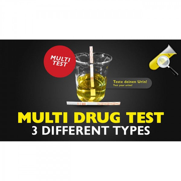 CleanUrin Multi 3er Drogentest AMP/COC/RHC