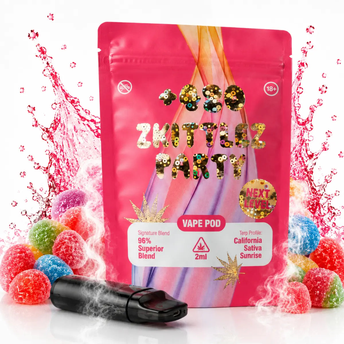 +420 Pod - Zkittlez Party (Sativa) - 96% Infinity Blend