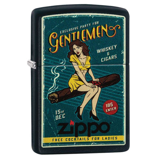 Zippo Benzinfeuerzeug Cigar Girl Design