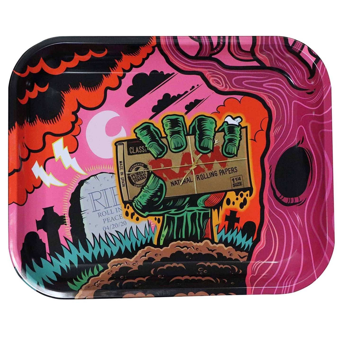 RAW ZOMBIE Rolling Tray Large 34,0 x 27,5 cm