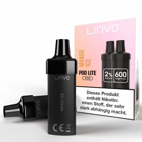 Linvo POD Lite Kit - Prefilled Pods (2 Stück) - Mango Ice