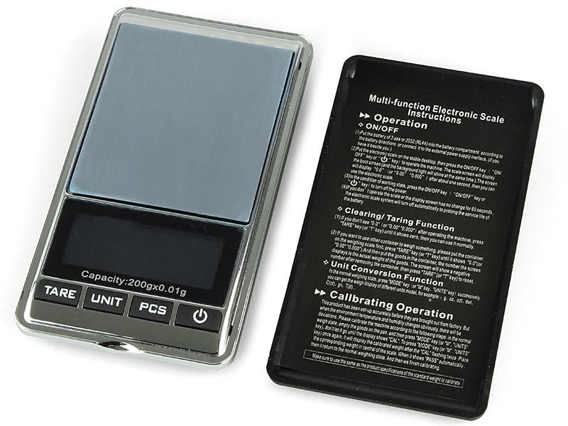 Digitalwaage mit Schutzhülle 200g/0,01g