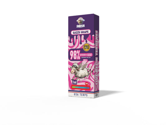 Sheesh - Superior Pro - Gazzy Grape 1ml (Indica) 🍇