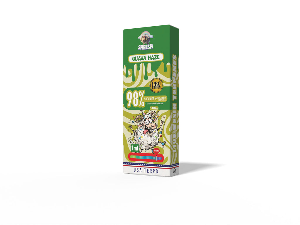 Sheesh - Superior Pro - Guava Haze 1ml (Sativa) 🥭