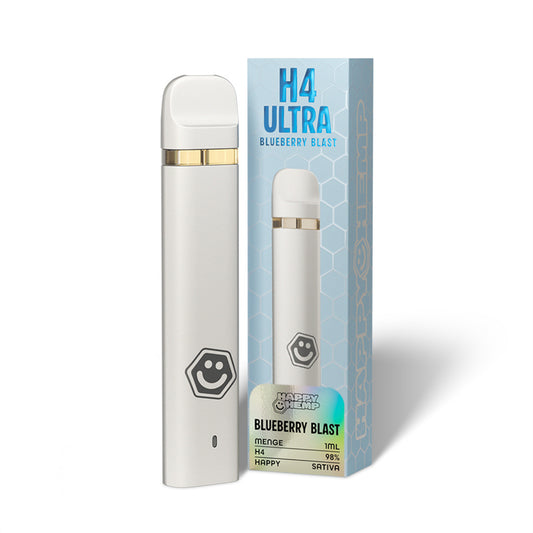 Happy Hemp H4 Ultra Vape - Blueberry Blast 1ml 🫐❄️