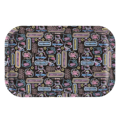 G-ROLLZ | Hello Kitty(TM) 'Neon Lights Amsterdam' Medium Kitchen Tray 17.5 x 27.5 cm