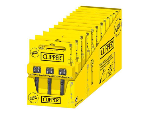 Clipper Zündräder mit Feuerstein - 3er Pack