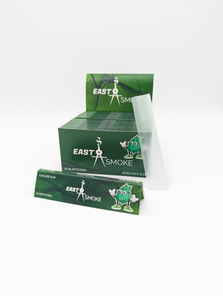 East Smoke Green Papers - King Size Slim