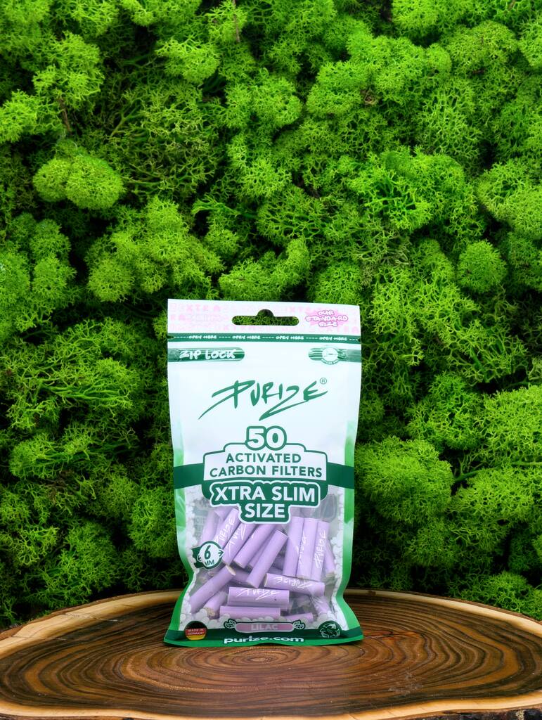 PURIZE Aktivkohlefilter Xtra Slim Size 5,9mm, 50er Packung