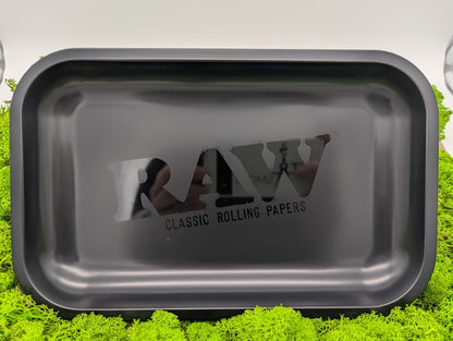 RAW Rolling Tray Drehunterlage Medium - "klassisch Schwarz"