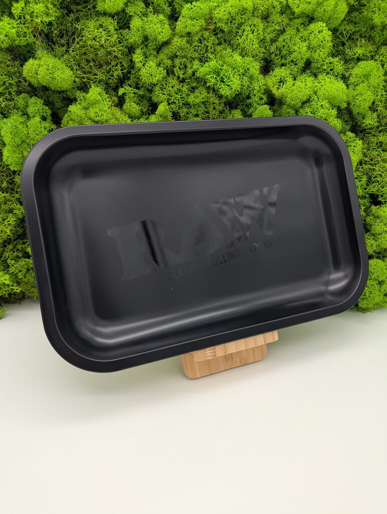 RAW Rolling Tray Drehunterlage Medium - "klassisch Schwarz"