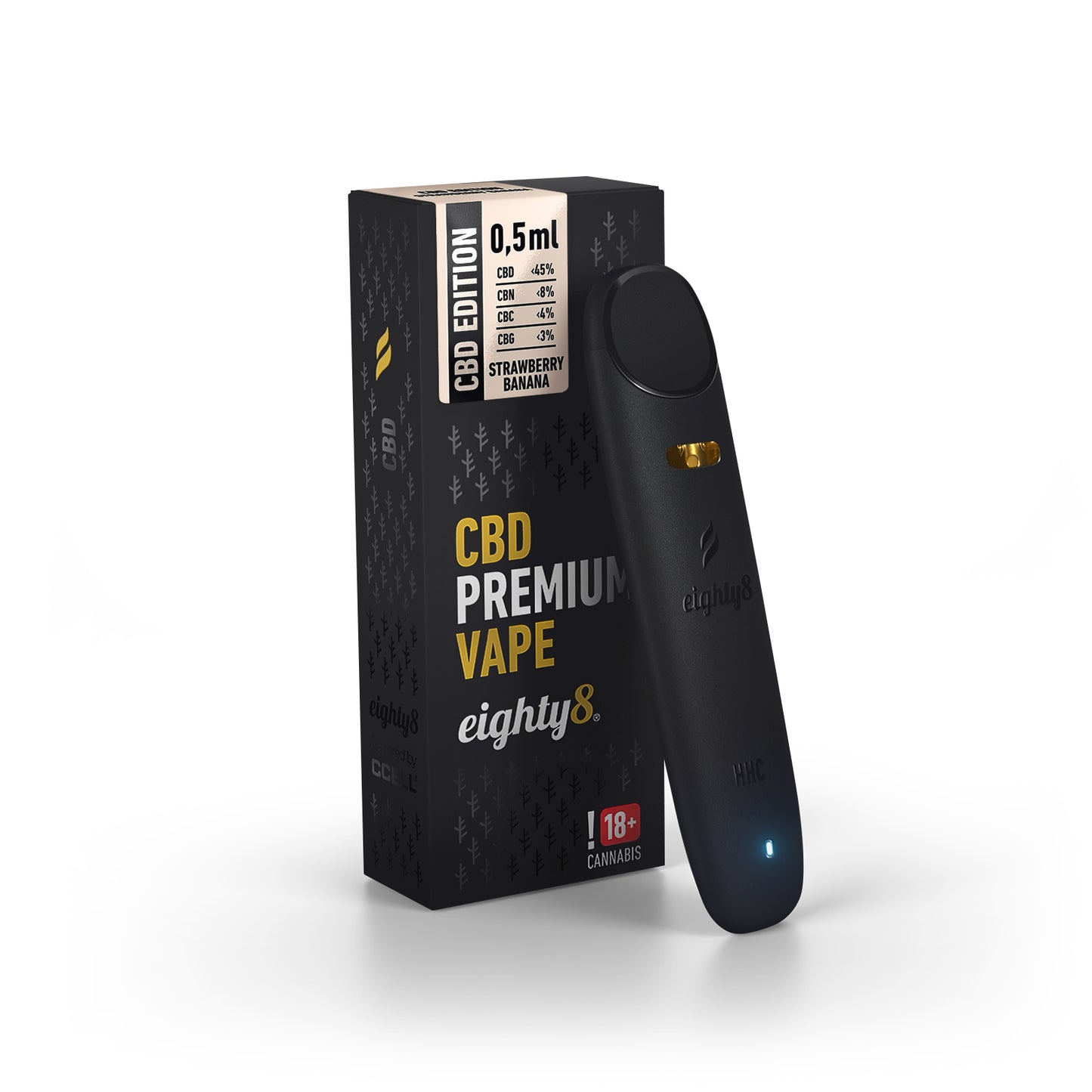 Eighty8 CBD Vape - Strawberry Banana