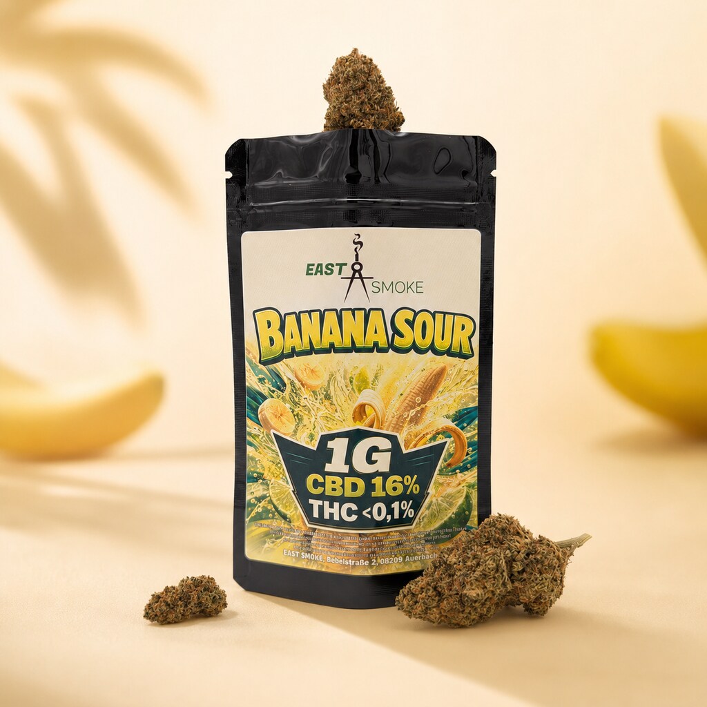 CBD - Banana Sour 🍌 (16% CBD) - verpackung