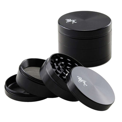 Black Leafe Grinder 4-tlg. schwarz