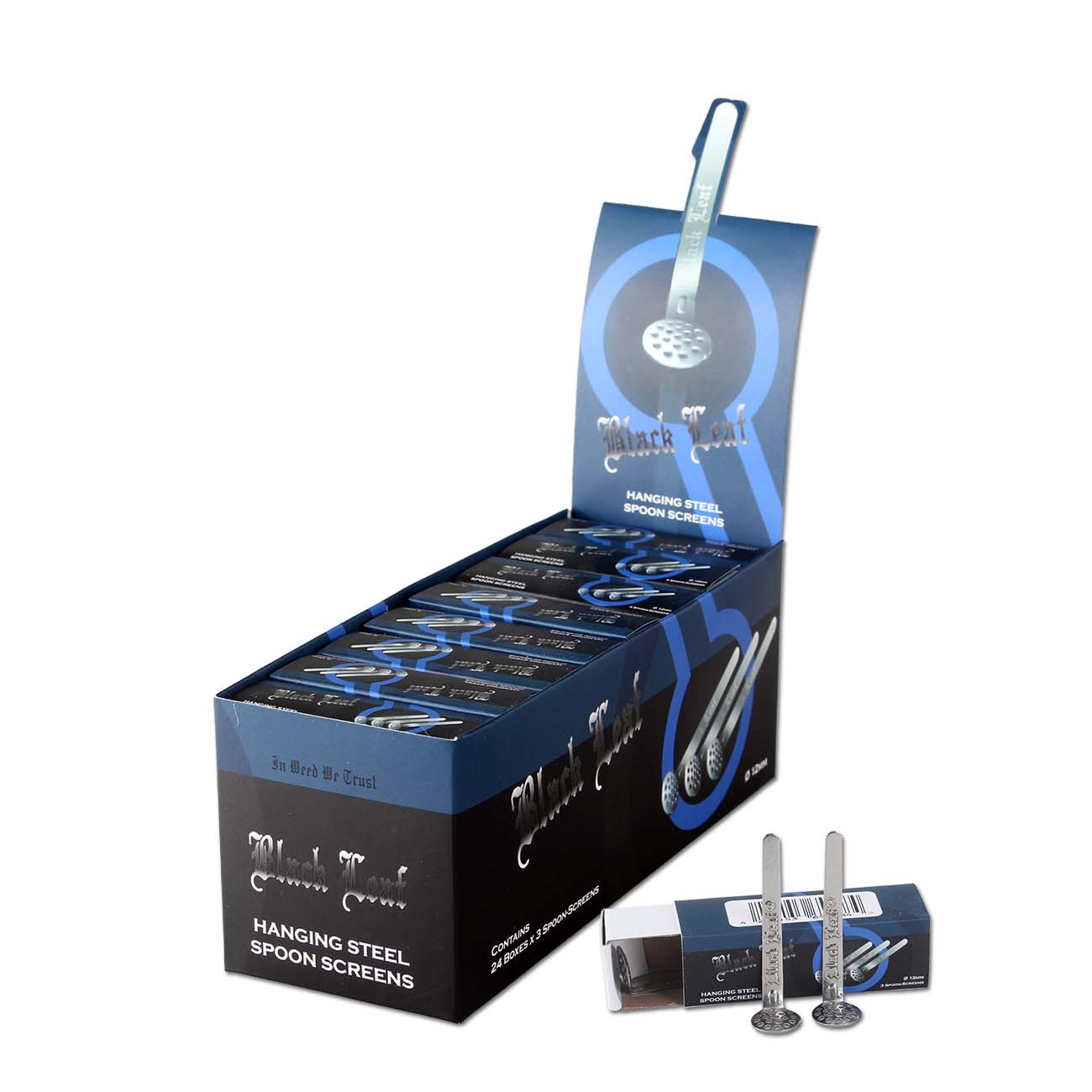 Black Leaf Edelstahl-Hängesiebe