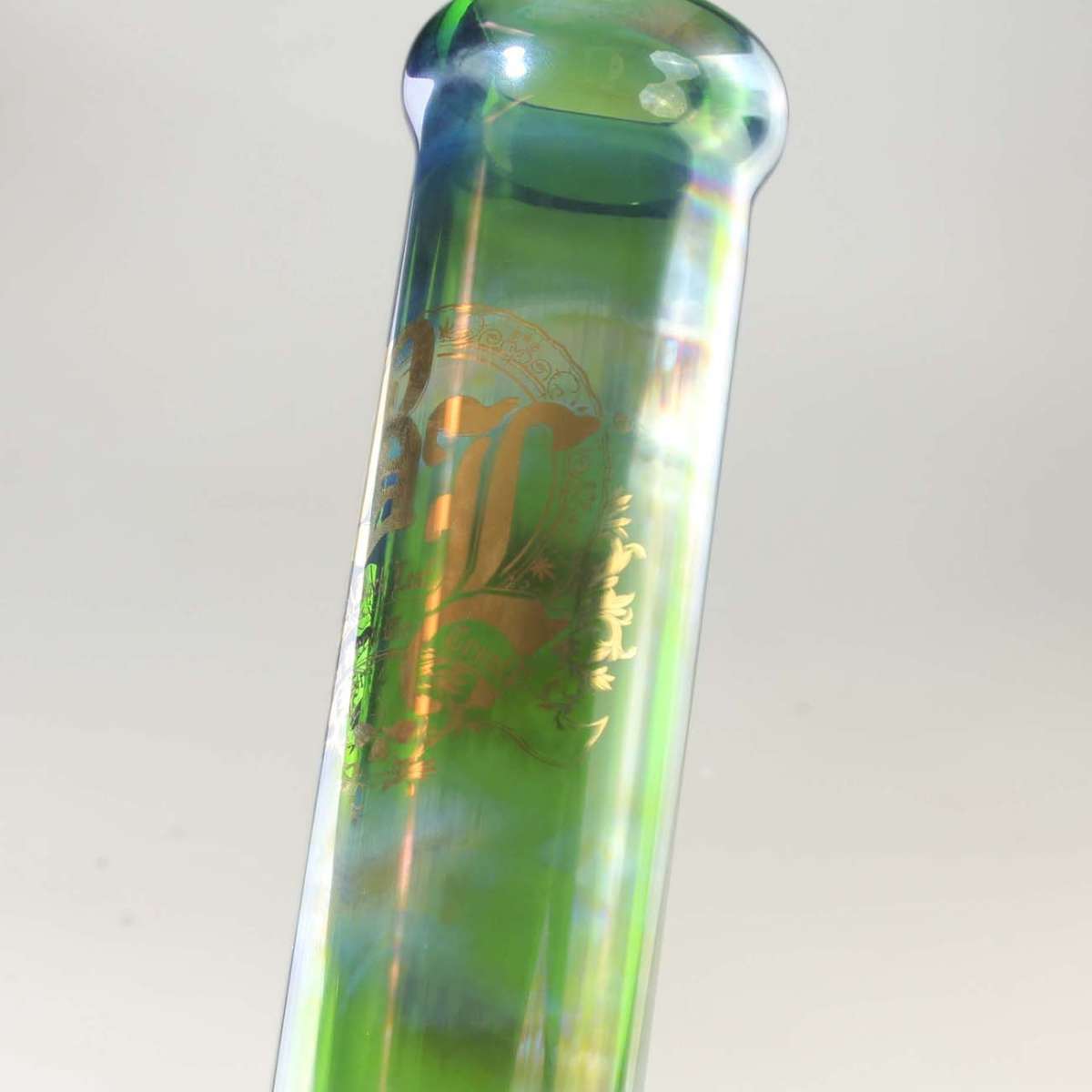 Black Leaf Zylinderbong silber bedampft