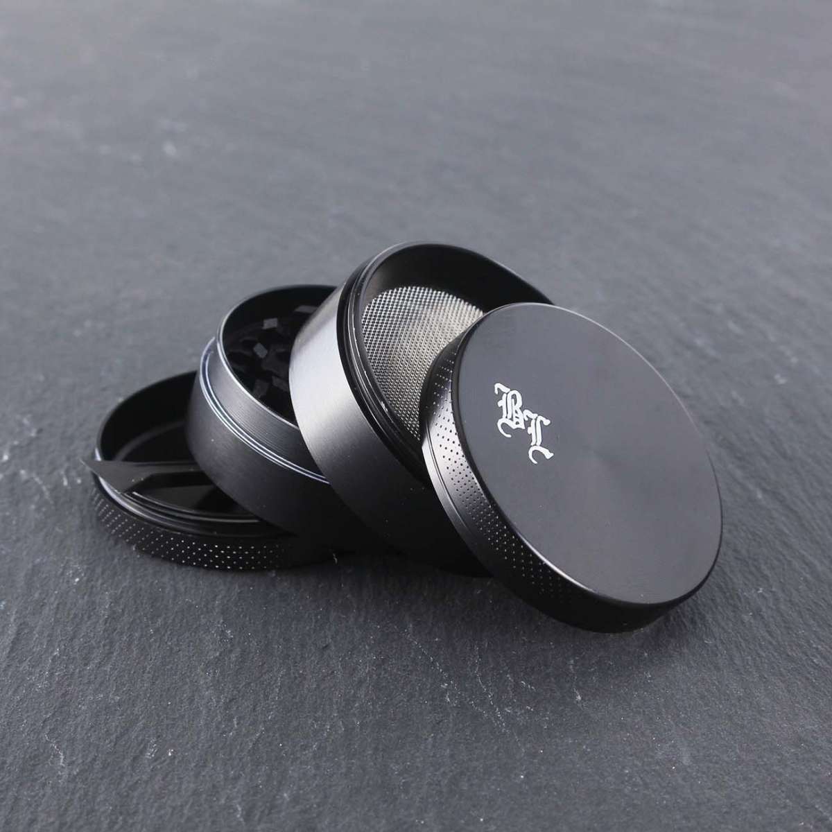 Black Leafe Grinder 4-tlg. schwarz