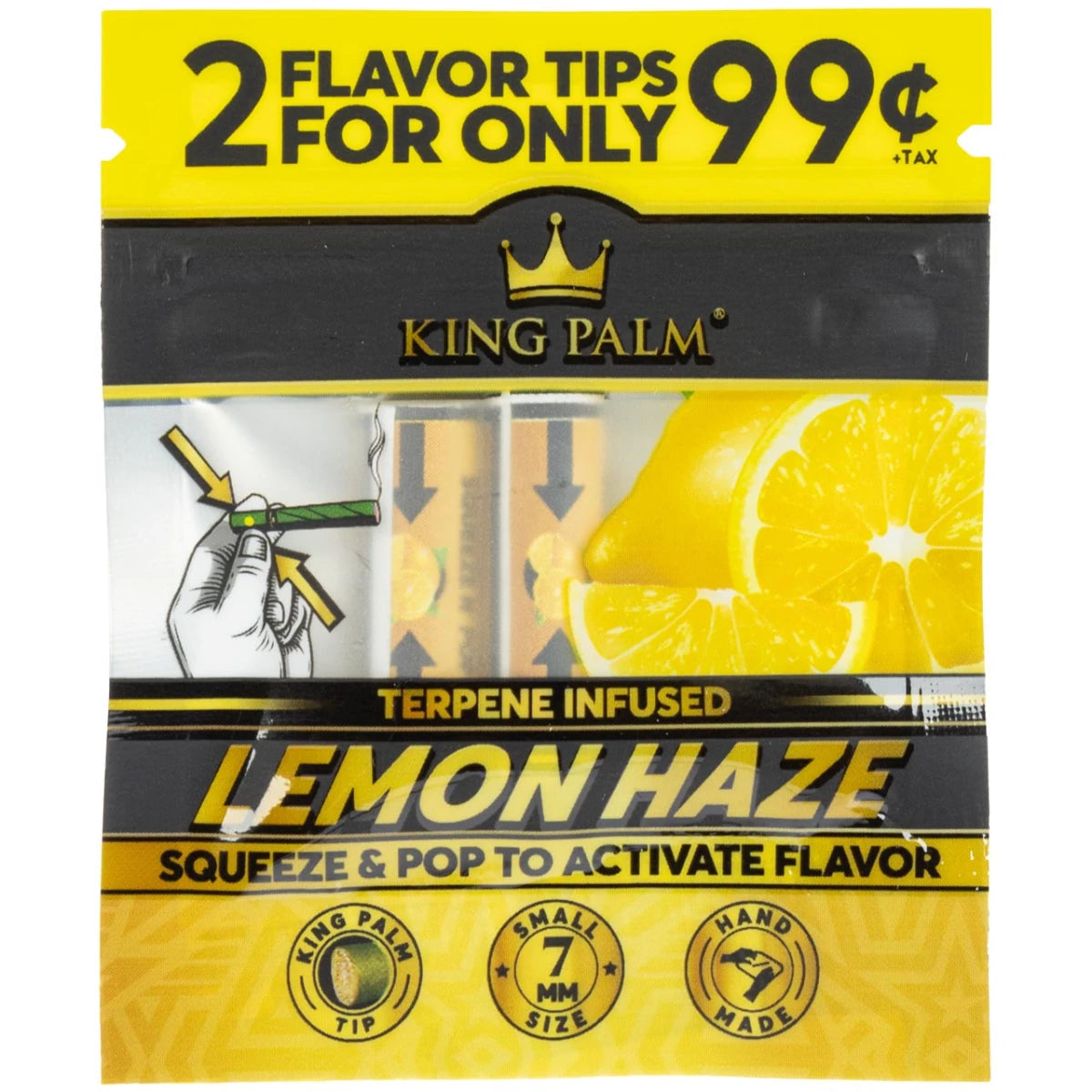 King Palm 2 Flavor Tip "Lemon Haze"