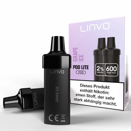 Linvo POD Lite Kit - Prefilled Pods (2 Stück) - Grape Ice